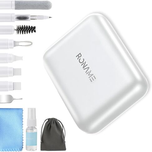 Multi-Function Cleaning Repair Kit with Soft Brush for iPhone, Cleaner Kit for Phone Charging Port & Speaker, Charger Cables, Headphones, Watch, iPhone, iPad, Camera(White) in Saudi Arabia
