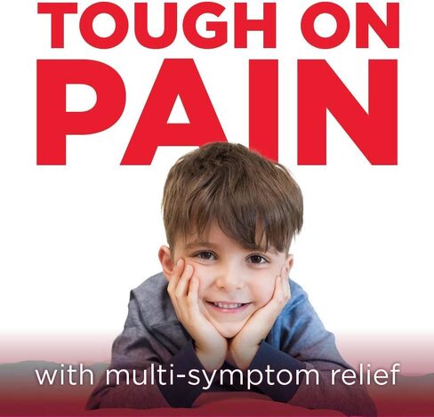 معلق عن طريق الفم لألم وحمى الأطفال من أمازون، أسيتامينوفين 160 مجم لكل 5 مل، مسكن سريع وفعال للألم ومخفض للحمى للأطفال، نكهة العنب، 2.0 أونصة سائلة in Kuwait