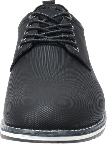 Mens Dress Shoes Casual Business Oxford Derby Orthopedic Leather Shoes Simple Lace-up Walk Loafers Flats Shoes for Men in Saudi Arabia