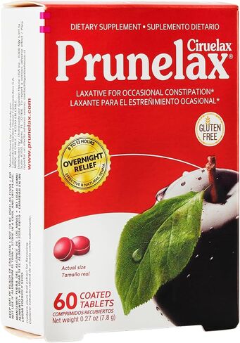 Prunelax Ciruelax Natural Laxative Regular Liquid, for Occasional Constipation, 4.05 fl oz, Red, (EX1391) in Saudi Arabia
