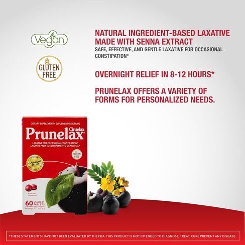 Prunelax Ciruelax Natural Laxative Regular Liquid, for Occasional Constipation, 4.05 fl oz, Red, (EX1391) in Saudi Arabia