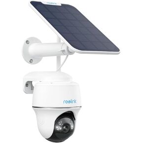 REOLINK Security Camera Wireless Outdoor, Pan Tilt Solar Powered with 4K Night Vision, 2.4/5 GHz Wi-Fi, 2-Way Talk, Compatible with Alexa/Google Assistant, Argus PT Ultra with Solar Panel