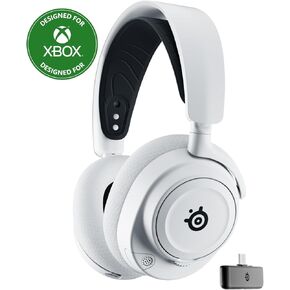 Arctis Nova 7X Wireless Multi-System Gaming & Mobile Headset - Nova Acoustic System - 2.4GHz + Bluetooth - 38Hr Battery - USB-C - ClearCast Gen2 Mic - Xbox Series X|S, PC, PS5, Switch - White