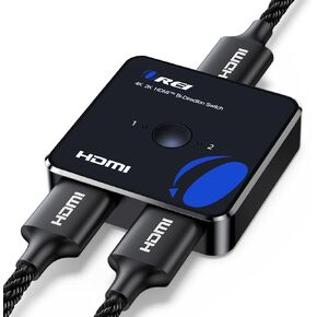 OREI 1 in 4 Out HDMI Splitter, 4K @ 60Hz 2.0 HDMI Splitter 2 Ports with Full Ultra HDCP 2.2, 18 Gbps & 3D Supports EDID Control