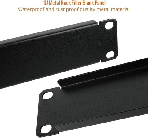 Tecmojo Rack Mount Blank Panel 1U-8U أسود (1U Solid) in Saudi Arabia