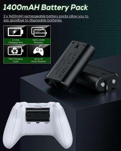 Cooling Stand & Charging Station for Xbox Series S with RGB Light Strip,Dual Charger of Controllers and Cooler Fan for XSS Console Accessories with 2*1400mAH Rechargeable Battery Pack,1*Headphone Hook in Saudi Arabia