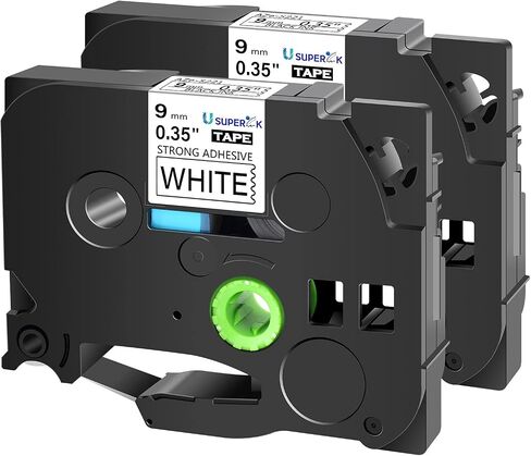USUPERINK 2PK Compatible for Brother P-Touch TZe-S641 TZ-S641 TZe-641 TZ-641 Black on Yellow 18mm 3/4 inch 0.7'' x 26.2ft Extra Strength Label Tape for PT-D400 D600 E300 E500 P700 Label Maker in Kuwait