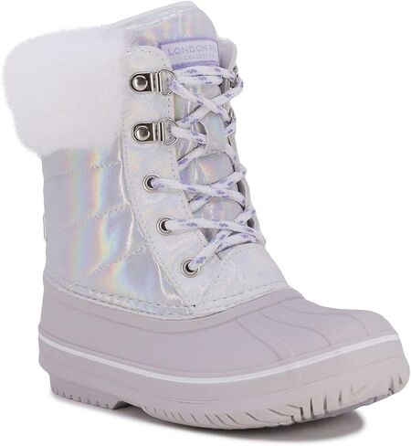 LONDON FOG Girls Bell Court Cold Weather Warm Lined Snow Boot in Kuwait