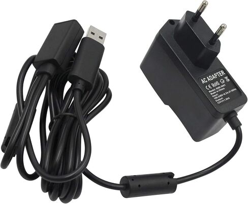 OSTENT US AC Power Supply Cable Cord Adapter for Microsoft Xbox 360 Kinect Sensor Camera in Kuwait