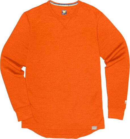 MERIWOOL Mens Base Layer 100% Merino Wool Heavyweight 400g Thermal Shirt for Men in Kuwait