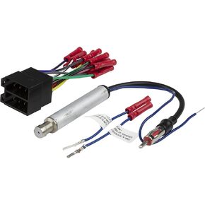 Scosche VW01BCB Compatible with Select 1986-04 Volkswagen/Audi Euro vehicles Power/Speaker Connector / Wire Harness for Aftermarket Stereo Installation with Color Coded Wires and Pre-installed Wire Connectors in Saudi Arabia