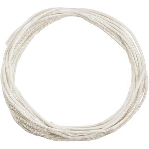 Rebower Fiberglass Sleeve Insulated Cable Protection Tube [for High-Temperature Applications] - 16.4Ft-2mm / White in Saudi Arabia