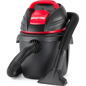 Shop-Vac 2.5 Gallon 2.5 Peak HP Wet/Dry Vacuum, Portable Compact Shop Vacuum with Wall Bracket & Multifunctional Attachments, 5760288