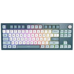 Montech MKey TKL Mechanical Gaming Keyboard: Customizable RGB LED, Premium MDA Profile PBT Keycap, Hot-Swappable Gateron G Red Pro 2.0 Pre-lubed Switches, Osaka Castle Theme, Freedom (MK87FR)