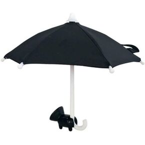 NTidea (2 Pack) Phone Umbrella for Sun Shade, Funny Phone Snap Finger Phone Stand Silicone Phone Holder with Umbrella and Suction Cup for Phone, Blue