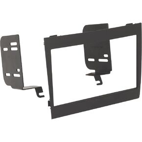 Scosche ST2430B Compatible with 2008-10 Smart Fortwo Passion/Pure ISO Double DIN & DIN+Pocket Dash Kit Black