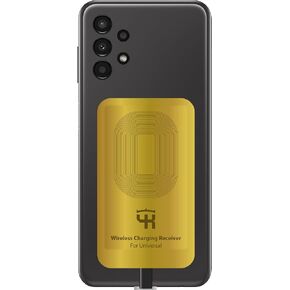 2000 mah QI Wireless Charging Adapter for Samsung A14 A34 A54 M54 A51 - Type C Wireless Charging Adapter USB-c - Fast Qi Wireless Receiver Type C - Qi Wireless Charger Adapter