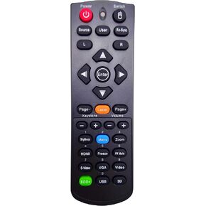 جهاز تحكم عن بعد لجهاز العرض INTECHING BR-5046L لأوبتوما EW556، EX556، TW56-3D، TW635-3D، TX635-3D، W304M، W306ST، W401، W501، X304M، X306ST، X401، X501، ZW21، ZW21، ، ZW212ST, ZX210ST, ZX212ST