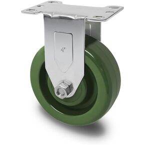HANDSAMMU 4"X1.5" Heavy Duty Casters-High Temperature Oven Rack Casters, Industrial casters-Set of 4 with Loading Capacity: 2800LB (2 Brake &2 Rigid)