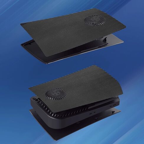 Digital Edition Face Plates with Cooling Vents Cover Shell Panels for PS5 Console, Playstation 5 Accessories Protective Replacement Faceplate (Gray Camouflage) in Kuwait