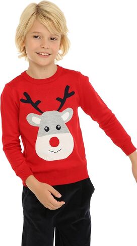Mud Kingdom Boys Christmas Sweaters Xmas Reindeer Clothes in Saudi Arabia