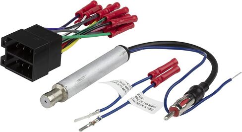 Scosche VW01BCB متوافق مع مجموعة مختارة من 1986-04 Volkswagen/Audi Euro موصل الطاقة/مكبر الصوت / مجموعة الأسلاك لتركيب ستيريو ما بعد البيع مع أسلاك مرمزة بالألوان وموصلات أسلاك مثبتة مسبقًا in Kuwait