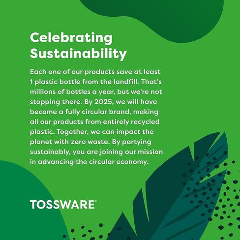 أكواب الشمبانيا البلاستيكية الشفافة من TOSSWARE POP 266 مل ، جودة ممتازة ، قابلة لإعادة التدوير ، غير القابلة للكسر والكريستال in Kuwait