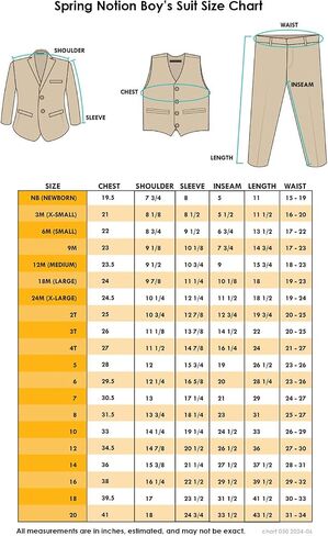 Spring Notion Boys' Modern Fit Blue Dress Suit with Bow Tie in Saudi Arabia