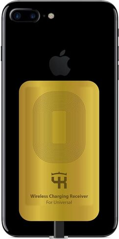 2000 mah QI Wireless Charging Adapter for Samsung A14 A34 A54 M54 A51 - Type C Wireless Charging Adapter USB-c - Fast Qi Wireless Receiver Type C - Qi Wireless Charger Adapter in Saudi Arabia