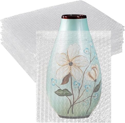 14 Pack Clear Bubble Out Bag Pouches,18 x 22 inch Large Bubble Bag for Extra Protection,Double Walled Shockproof Bubble Cushioning Wrap Bag Pouches for Packing, Shipping, Moving and Storage in Kuwait