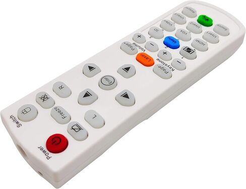 INTECHING Projector Remote Control for Optoma EW556, EX555, EX556, TW556-3D, TW635-3D, TX635-3D, W304M, W306ST, W401, W501, X304M, X306ST, X401, X501, ZW210ST, ZW212ST, ZX210ST, ZX212ST in Kuwait