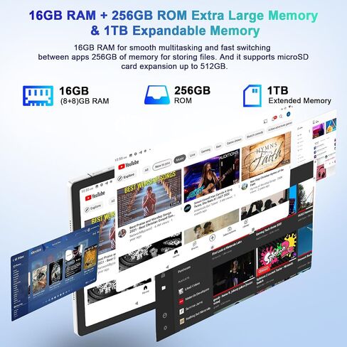 تابلت SEBBE بشاشة 10 بوصات يعمل بنظام Android 13، كمبيوتر لوحي 12 جيجا بايت رام + 128 جيجا بايت روم TF 512 جيجا بايت ثماني النواة 2.0 جيجا هرتز، Google GMS | بلوتوث 5.0 | 5G واي فاي | 6000 مللي أمبير | 1280*800 | تابلت بدقة 5 ميجابكسل + 8 ميجابكسل مع لوحة in Kuwait