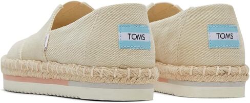 حذاء مسطح للنساء من TOMS مصنوع من الحبال ذو منصة Alpargata in Kuwait