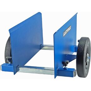 KASTFORCE KF4002 Panel Dolly, 600 Lbs Capacity, Drywall Mover with 8" Non-Flat Wheels, Adjustable Clamp Panel Cart, Wood Mover, Drywall Dolly, Door Dolly