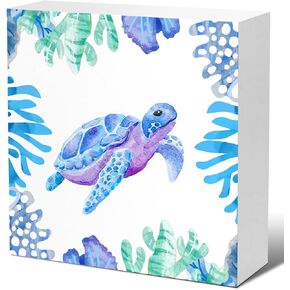 Mental Health Desk Decor,Embrace Neurodiversity Wood Block Sign Desk Décor for Home Bedroom Office