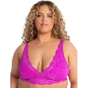 Smart & Sexy Signature Lace Deep V, Wireless Bralette for Women, available in Multi Packs