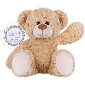 Suzzipals Teddy Bear Stuffed Animals, Microwavable Stuffed Animal Heating Pads for Cramps & Pain Relief, Bear Stress Relief Toy for Anxiety, Cuddle, Companion, Bear Plush Gifts for Girls Boys Adults