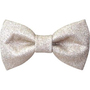 Champagne Men's Plain Color Pre-tied Bow Tie and Pocket Square Set | Glitter Sparkling for Formal Wedding Party Christmas | CK Bow (Champagne Gold)