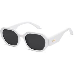 SOJOS Polarized Sunglasses For Women Retro Rectangle Womens Sun Glasses Trendy Narrow Square 90s Shades SJ2232