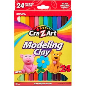 Cra-Z-Art Modeling Clay, 17.5 oz, 24 Count (10901)
