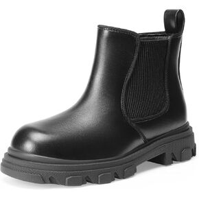 DREAM PAIRS Girls Chelsea Boots Side Zipper Interchangeable Accessories Ankle Booties Toddler/Little Kid/Big Kid in Saudi Arabia