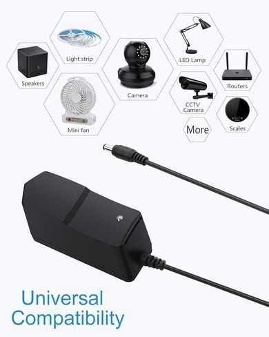 ALITOVE 5V 1A إمدادات الطاقة 5 فولت 1A 5W محول الطاقة 100-240V AC إلى DC 5V سلك الطاقة العالمي AC / DC محول مع 5.5x2.5mm 5.5x2.1mm 4.0x1.7mm 3.5x1.35mm 3.0x1.1mm 2.5x0.7mm نصائح Micro-USB من النوع C in Kuwait