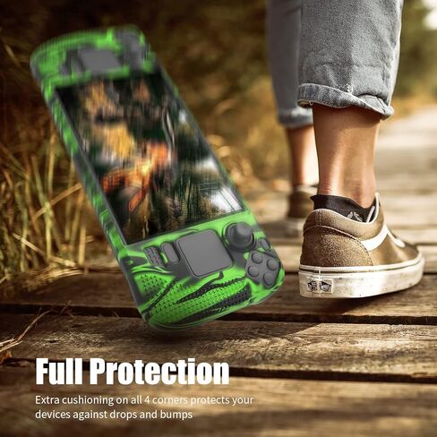 General Fantasy Steam Deck Silicone Grip Case, Full Body Protective Steam Deck Silicone Skin - Camouflage Blue in Kuwait