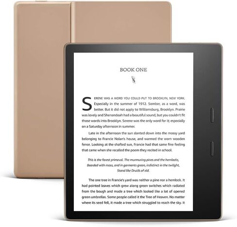 Kindle Oasis - بشاشة مقاس 7 بوصات وأزرار تقليب الصفحة - Wi-Fi + اتصال خلوي مجاني، 32 جيجابايت، جرافيت in Saudi Arabia