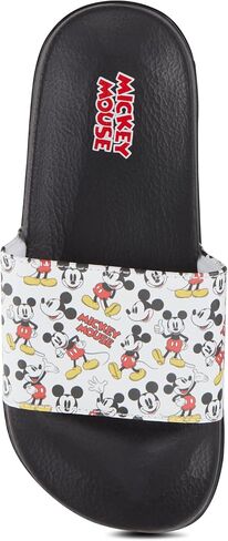 Disney Ladies Minnie and Mickey Slides - Ladies Classic Mickey and Minnie Mouse Slide Sandals Mickey & Minnie Mouse Slip On Slides in Kuwait