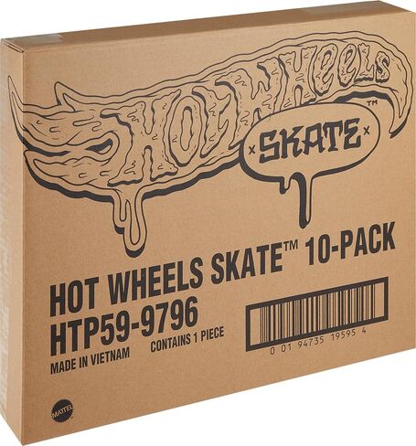 Hot Wheels Skate Tricked Out Pack, 4 Hot Wheels-Themed Fingerboards & 2 Pairs of Skate Shoes, Includes 1 Exclusive Set (Styles May Vary) in Kuwait