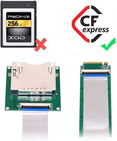 NFHK Type-B CF-Express to NVMe 2230 M.2 M-Key CH SN530 SSD Adapter CFE for Xbox Series X&S PCIe4.0 Expansion Memory Card in Kuwait