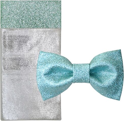 Men's Plain Color Pre-tied Bow Tie and Pocket Square Set | Glitter Sparkling for Formal Wedding Party Christmas | CK Bow (Brown) in Saudi Arabia