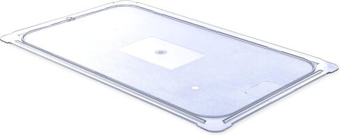 منتجات Carlisle FoodService 10211U07 StorPlus غطاء وعاء الطعام ذو الحجم الكامل من البولي كربونات بمقبض عالمي، شفاف in Saudi Arabia