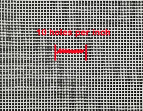 Interlock Blank Needlepoint Canvas 13 Mesh White 17.5" X 20" in Kuwait